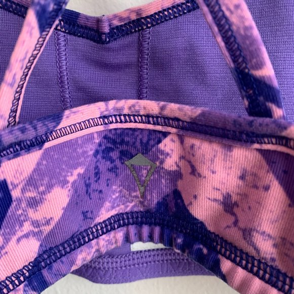Ivivva Pink & Purple Chevron Sports Bra - Picture 4 of 6